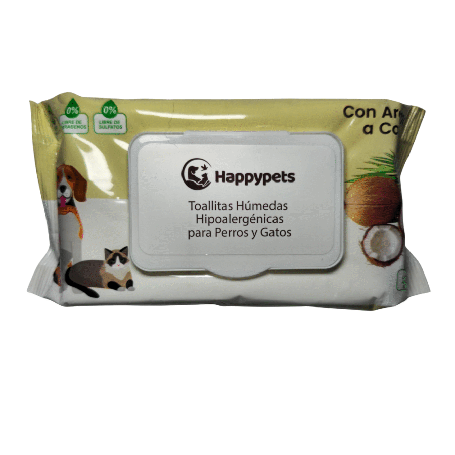 Toallitas humedas con aroma coco