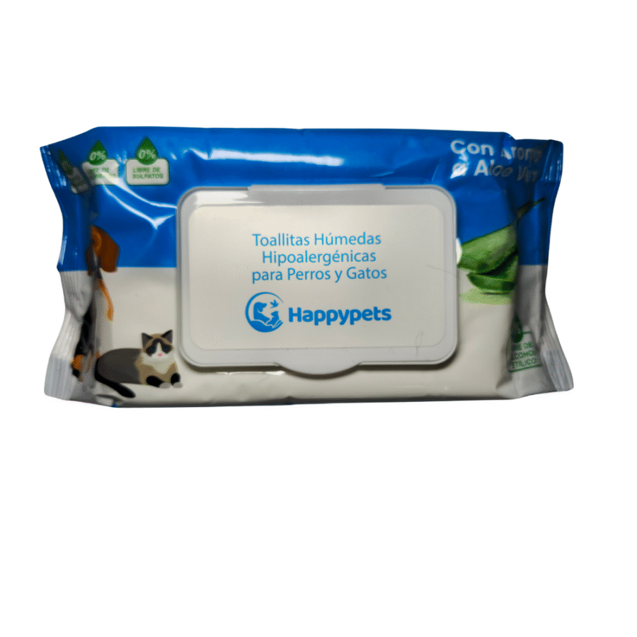 Toallitas humedas con aroma aloe vera