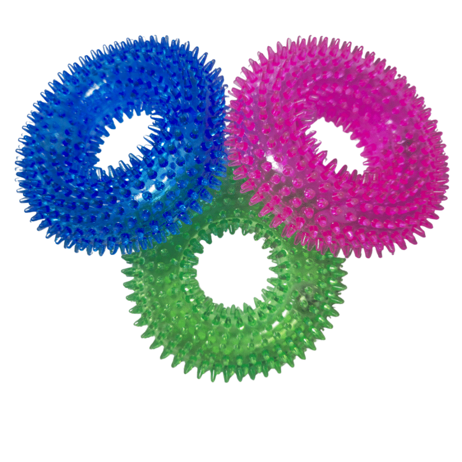 Dona mordedera con luces y sonido