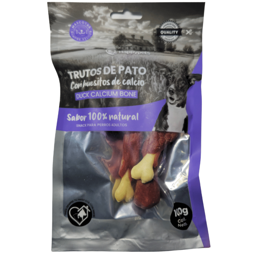 Trutos de pato con huesitos de calcio